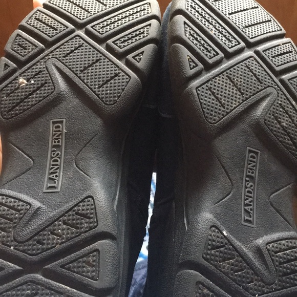 Navy 8.5B Lands End Boots - Picture 7 of 7